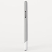 Monogram zwart-wit Floral-alfabet Case-Mate iPhone Case (Achterkant/rechts)