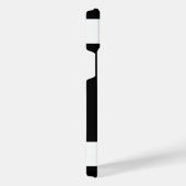 Monogram zwart-wit iPhone hoesje (Rechterkant)