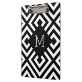 Monogram zwart-wit klembord (Links)