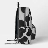 Monogram zwart-wit Koe Bedrukte Rugzak (Links)