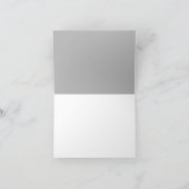 Monogram Zwart-wit Muzikale Strepen Kaart (Binnen)