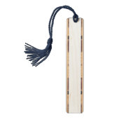 Monogram zwart-wit raster boekenlegger (Achterkant)