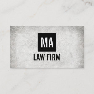 Monogram / Zwarte Box / Grunge Visitekaartje