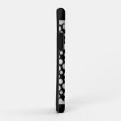 Monogram zwarte en grijze pols Case-Mate iPhone case (Achterkant/rechts)