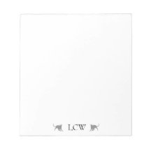 Monogram zwarte katten