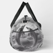 Monogram Zwarte & Witte Dolfijnen Oceaan | Plunjezak (Rechts)