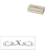 Monogram zwembril Rubber Kunststempel Rubberstempel (Gestempeld)