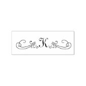 Monogram zwembril Rubber Kunststempel Rubberstempel (Afrduk)