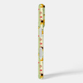 Monograma Bloemvlinder Bloempatroon Case-Mate iPhone Case (Achterkant / Rechts)