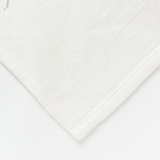 Monogramboeien voor het kotteren van buitenruimtes fleece deken (Hoek)