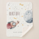 Monogramboeien voor het kotteren van buitenruimtes sherpa deken (Voorkant)