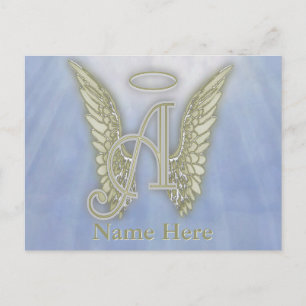 Monogrambrief A Briefkaart