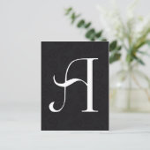 Monogrambrief A Briefkaart (Staand voorkant)