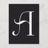 Monogrambrief A Briefkaart (Voorkant)