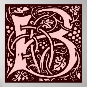 Monogrambrief B Poster