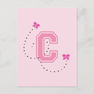Monogrambrief C Briefkaart