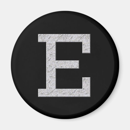 Monogrambrief E Magneet (Voorkant)