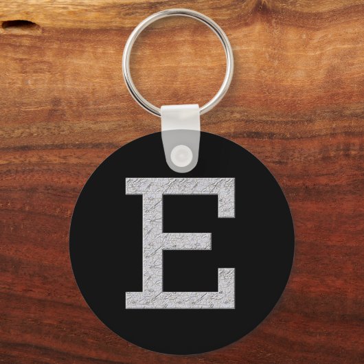 Monogrambrief E Sleutelhanger (Voorkant)