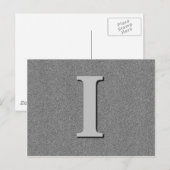 Monogrambrief I Briefkaart (Voorkant / Achterkant)