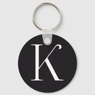 Monogrambrief K Sleutelhanger
