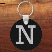 Monogrambrief N Sleutelhanger (Voorkant)