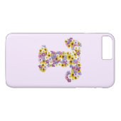 Monogrambrief T Case-Mate iPhone Case (Achterkant (Horizontaal))
