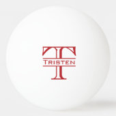 Monogramcadeau Pingpongbal (Voorkant)