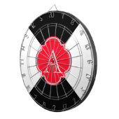 Monogramdecoratie Dartbord (Voorkant Rechts)