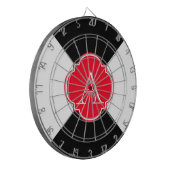 Monogramdecoratie Dartbord (Voorkant Links)