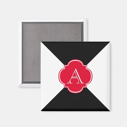 Monogramdecoratie Magneet (Voorkant / Achterkant)