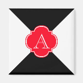 Monogramdecoratie Magneet (Voorkant)