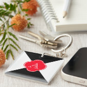 Monogramdecoratie Sleutelhanger (Voorkant Rechts)