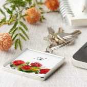 monograme keychaine sleutelhanger (Zijkant)