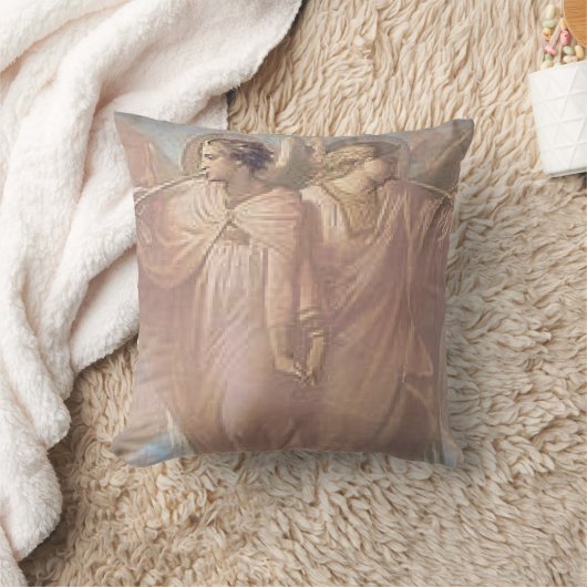 Monogramed AngelsThrow Pillow Kussen (Deken)