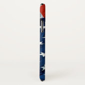 Monogramed Bald Eagle en American Flag Case-Mate iPhone Case (Achterkant / rechts)