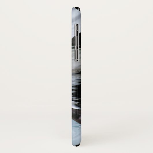 Monogramed Bald Eagle en American Flag Case-Mate iPhone Case (Achterkant/links)