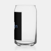 Monogramed Blikvorm Glas (Links)