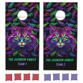 Monogramed Boho Neon Kat Vis