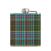 Monogramed Clan Anderson Tartan Pset Flask Heupfles (Achterkant)