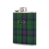 Monogramed Clan Armstrong Tartan Pset Flask Heupfles (Links)