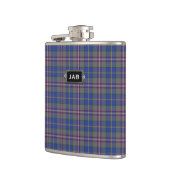 Monogramed Clan Baird Tartan Pset Flask Heupfles (Links)
