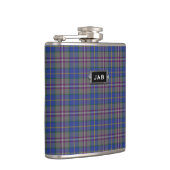 Monogramed Clan Baird Tartan Pset Flask Heupfles (Rechts)