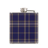 Monogramed Clan Baker Tartan Spelfles Heupfles (Achterkant)