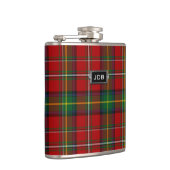 Monogramed Clan Boyd Tartan Pset Flask Heupfles (Rechts)