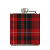 Monogramed Clan Cunningham Tartan Pset Flask Heupfles (Achterkant)