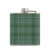 Monogramed Clan Currie Tartan Pset Flask Heupfles (Achterkant)