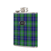 Monogramed Clan Douglas Tartan Pset Flask Heupfles (Links)