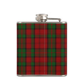 Monogramed Clan Dunbar Tartan Pset Flask Heupfles (Achterkant)