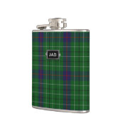 Monogramed Clan Duncan Tartan Plaid Flask Heupfles (Links)