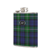 Monogramed Clan Forbes Tartan Pset Flask Heupfles (Links)